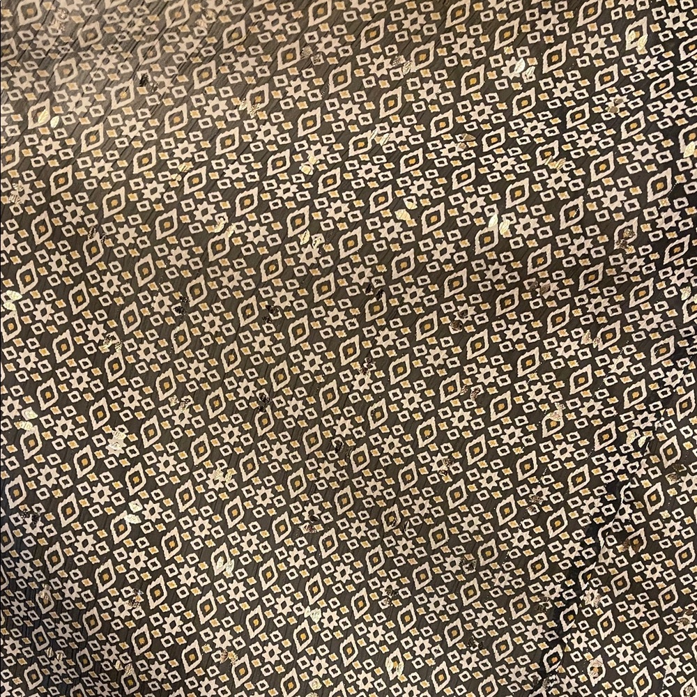 Gray Patterned Long Sheer Duster NWT - image 9